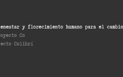 Bienestar y florecimiento humano para el cambio sistémico