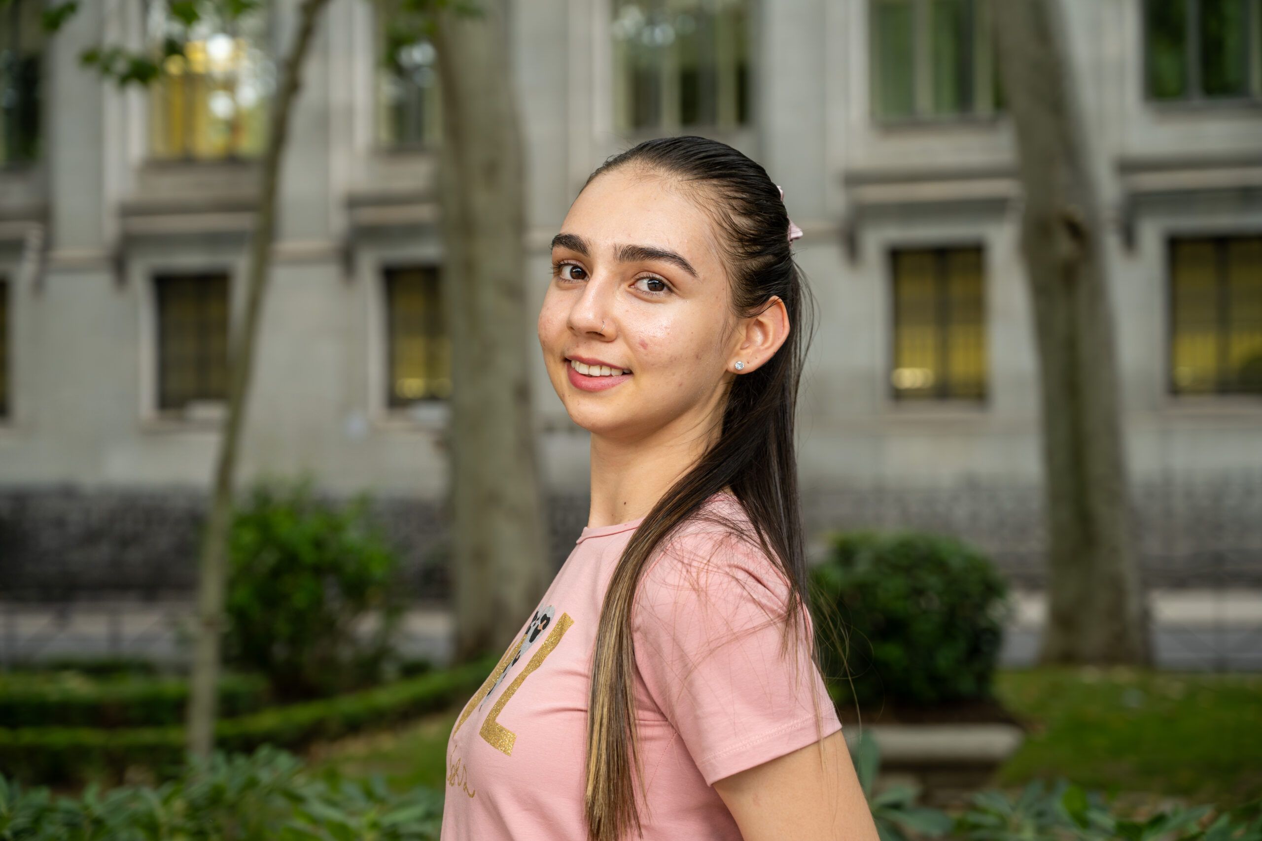 Danna Claro, becada colombiana de la FMBBVA